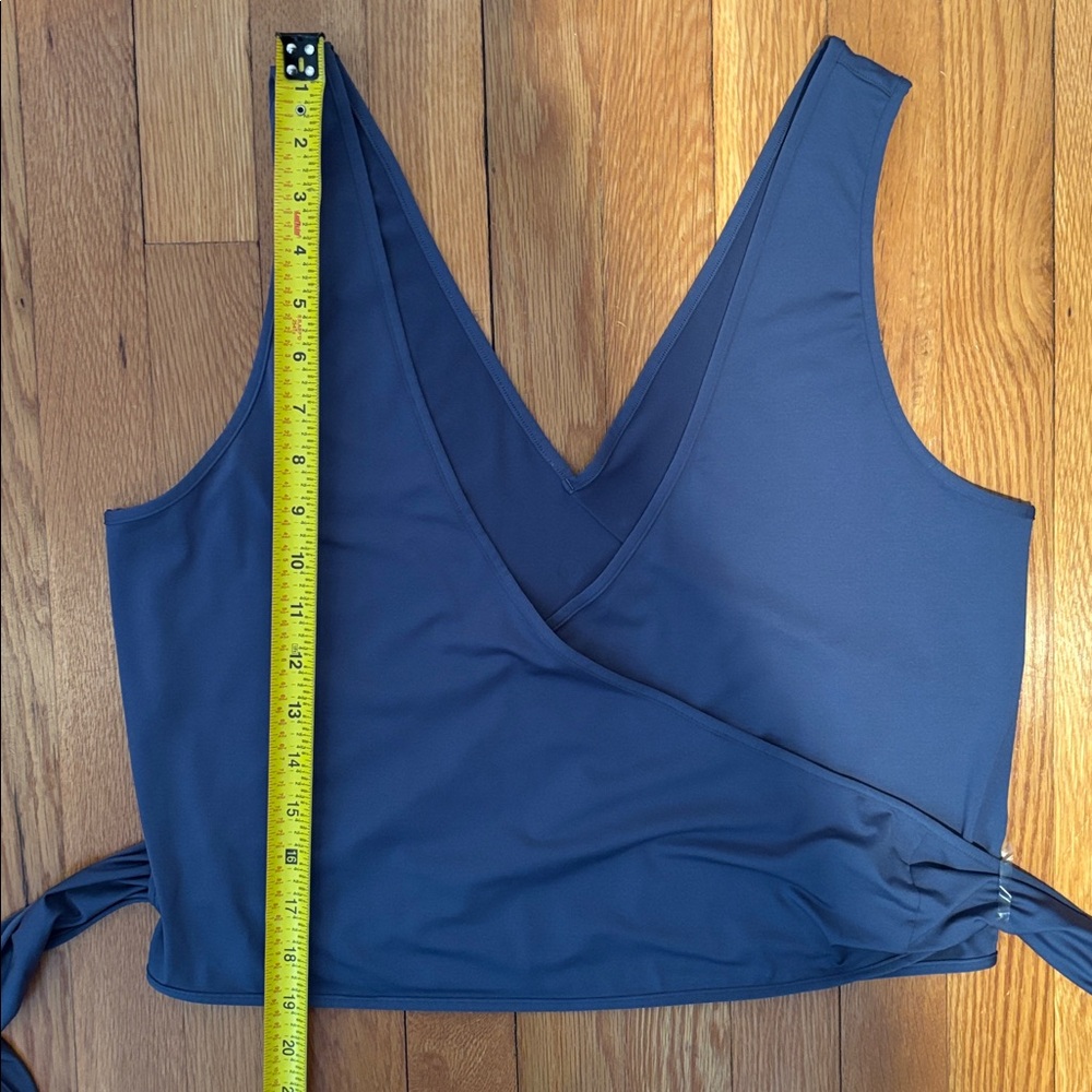 Lululemon Twist Me Up Crop Tank in color Code Blue - Picture 13 of 13
